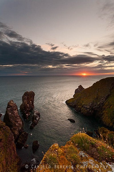 Sunrise at the St Abbs Head Nature reserve. I stood quite close to the edge of the clifftops to get this composition, but luckily there was only a moderate breeze and not the usual gale-force wind.