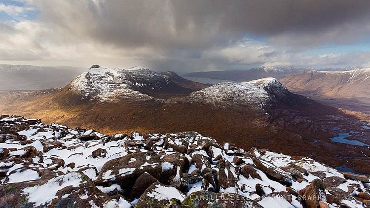 A rejected shot from the summit of Maol Chean-dearg, Torridon, Scotland