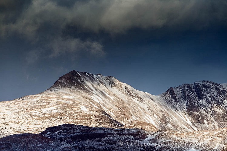 Dark clouds above Beinn Eighe, Torridon