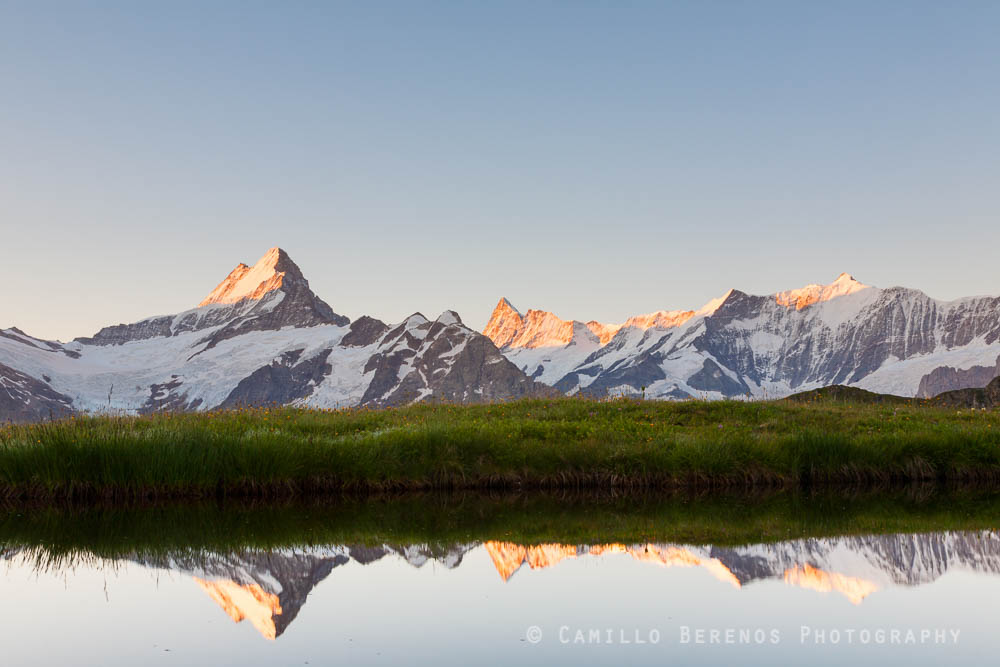 Reflection of the Bernese Alps