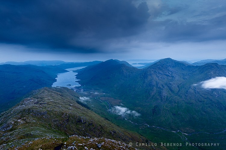 The wilderness of North Morar and Knoydart at dawn